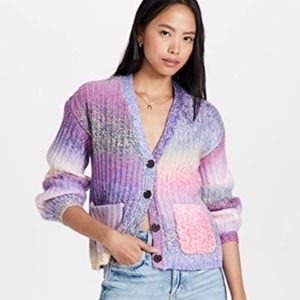 BB Dakota Rainbow Knit Right In Sweater